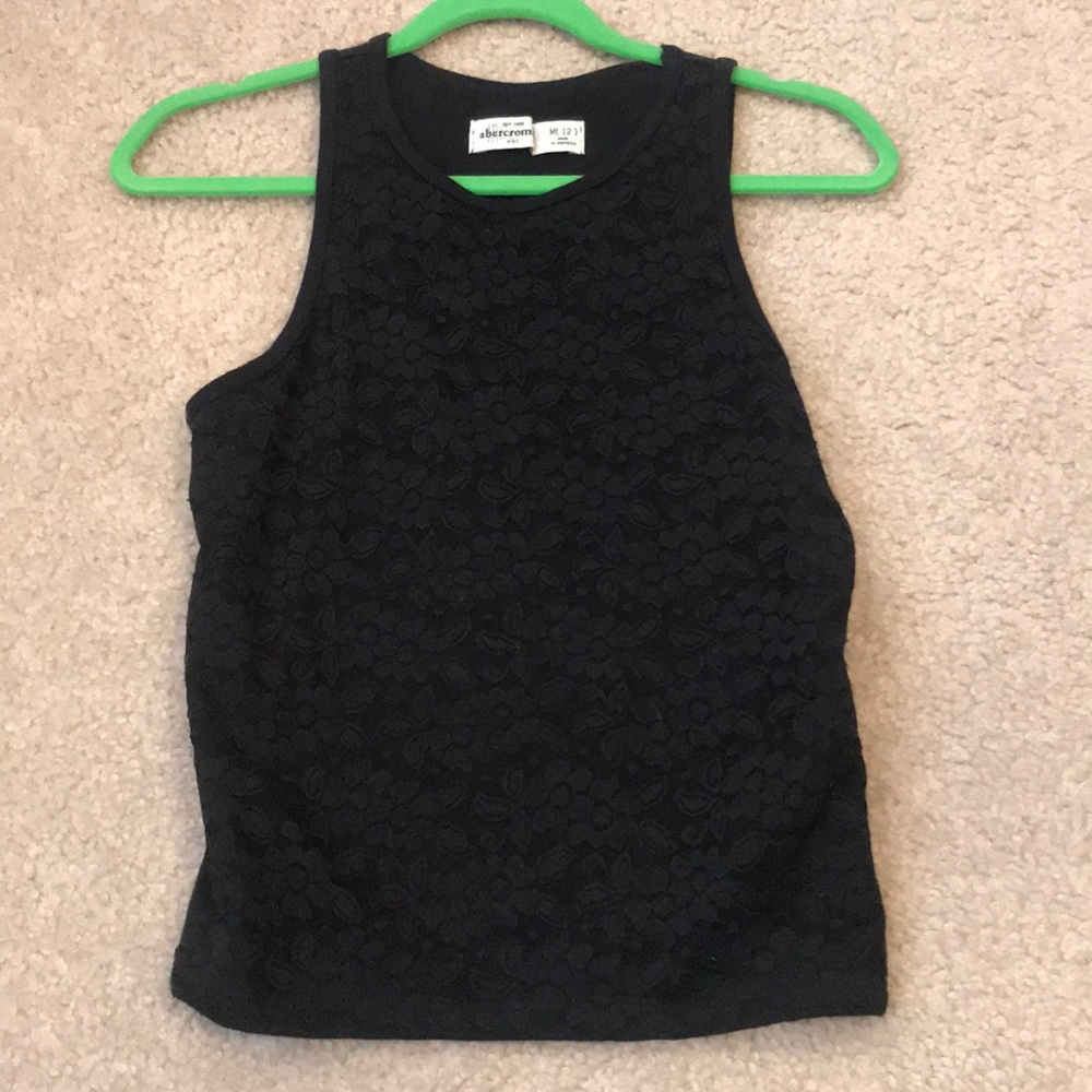Girls black tank top